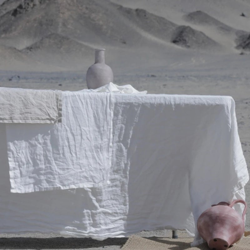 Bluejw New Biodegradable and Recyclable French Flax Linen Tablecloth - Image 3